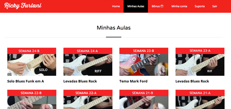 Ricky Furlani – Curso de Guitarra Online